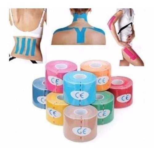 Fita Kinesio Tape Bandagem Funcional Elastica Adesiva Sports Alivia A