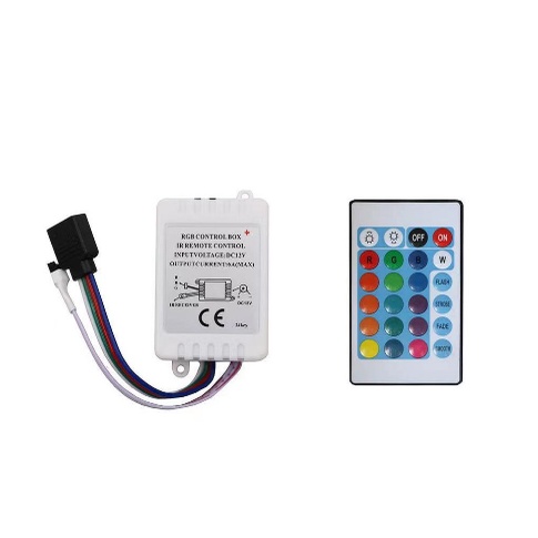 Kit Controle Controlador Para Fita Led Rgb E Shopee Brasil