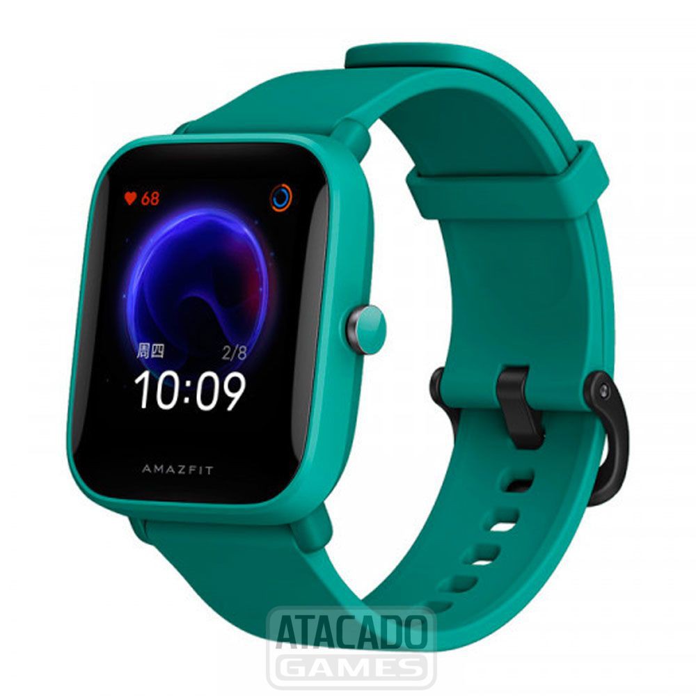 Smartwatch Amazfit Basic Bip U Pro 1 43 Green A Pronta Entrega