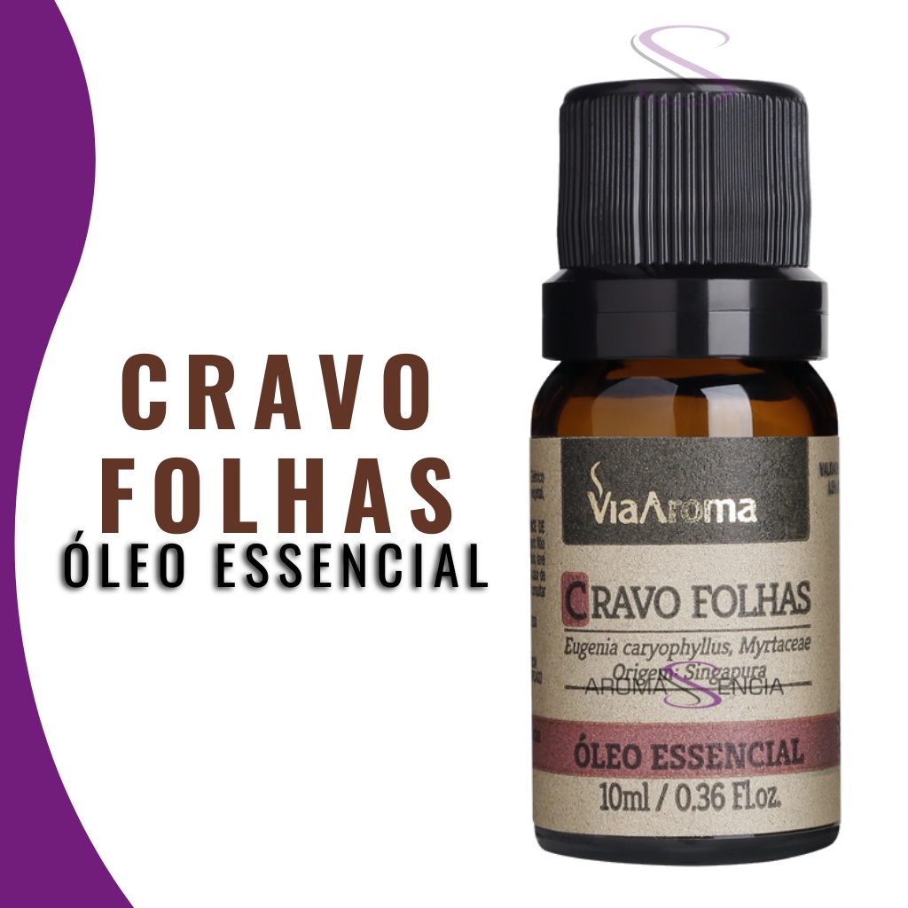 Oleo Essencial Cravo Folhas Natural Puro Via Aroma 10 Ml Shopee Brasil