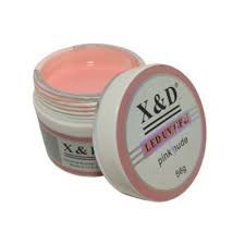 Gel X D Unhas Pink Nude Alongamento 56 Gramas Led Uv X D Acrigel Fibra