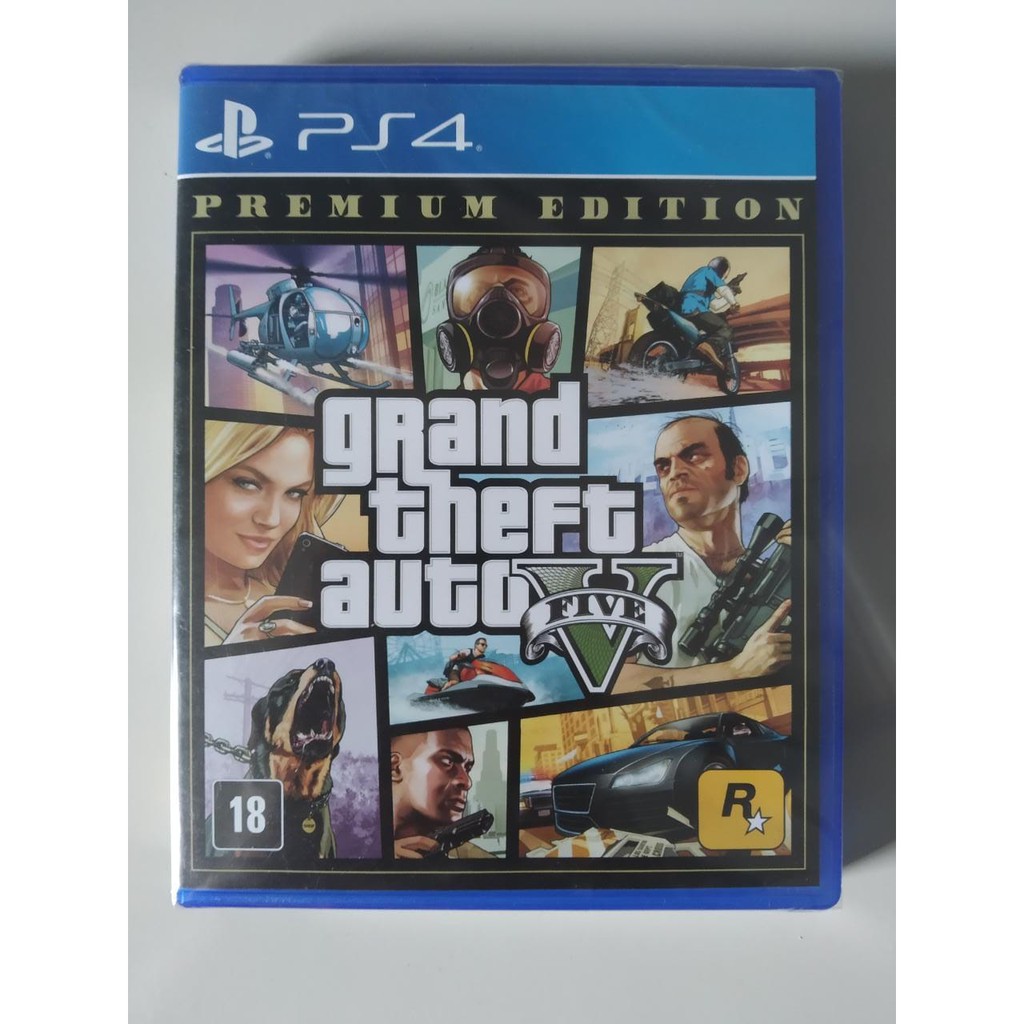 Grand Theft Auto V GTA 5 PS4 Premium Edition Lacrado Pronta Entrega