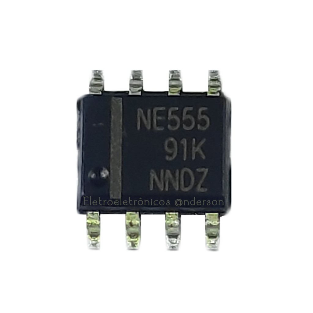 Circuito Integrado SMD NE555 SOP 8 Oscilador Temporizador Astável