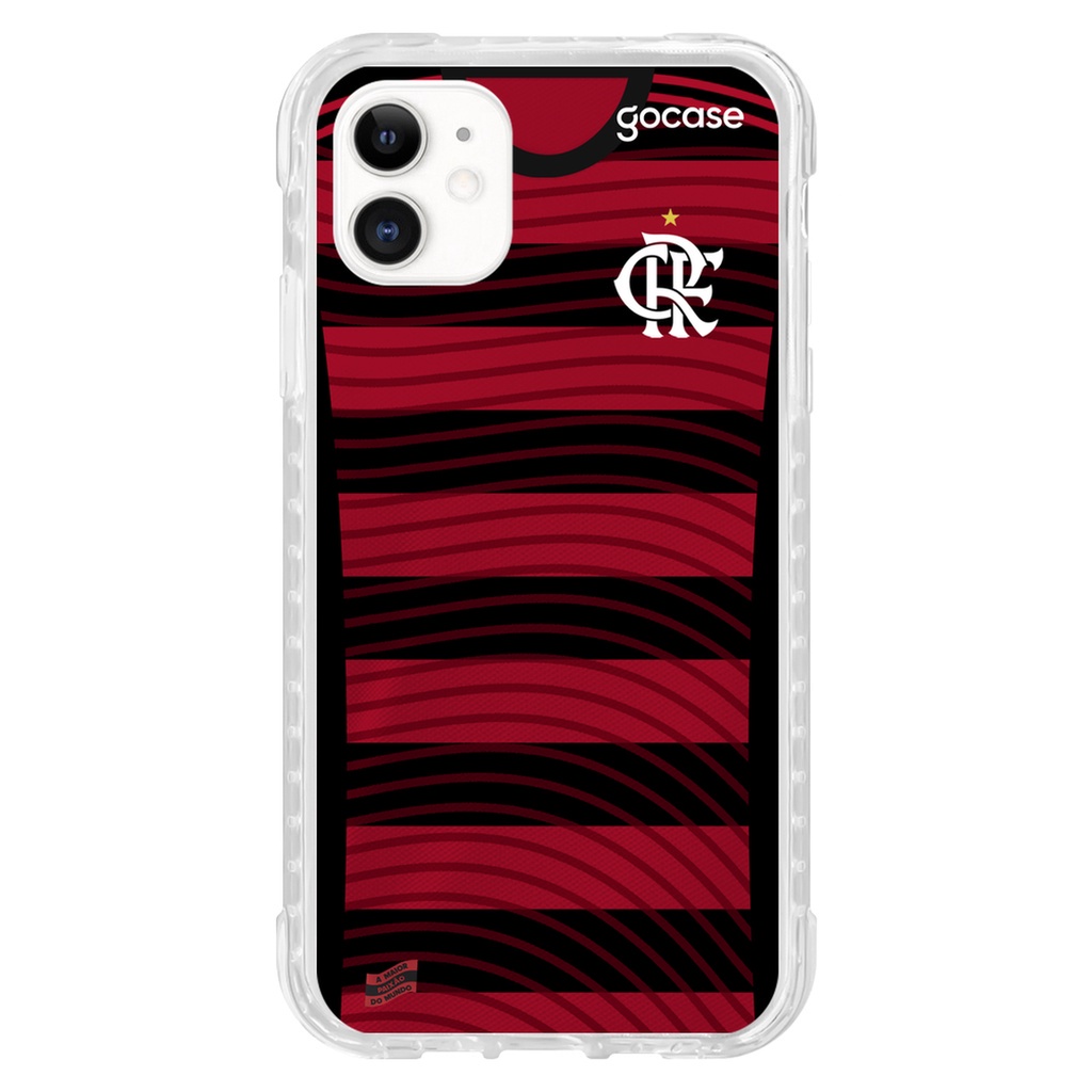 Capa Capinha Anti Impacto Gocase Para IPhone Flamengo Uniforme 1 2022