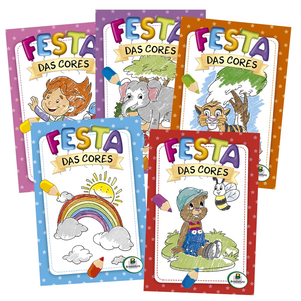 Kit 10 Livros Infantis Festa Das Cores Todolivro Shopee Brasil