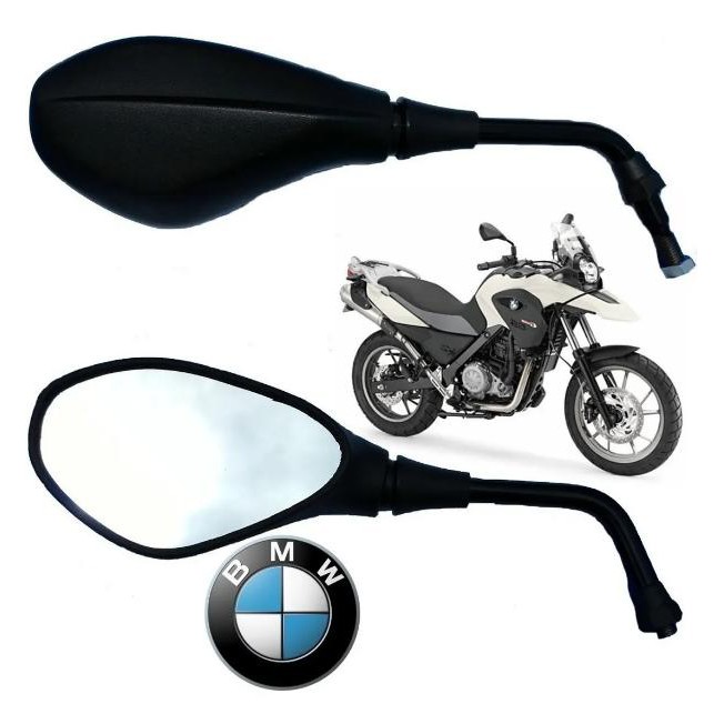 Retrovisor Mini Awa Gs 650 F800 Bmw Fixo Convexa Par Rosca Honda