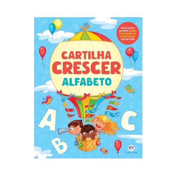 Livro Alfabetização Didatico Cartilha Crescer Infantil 128pg Shopee