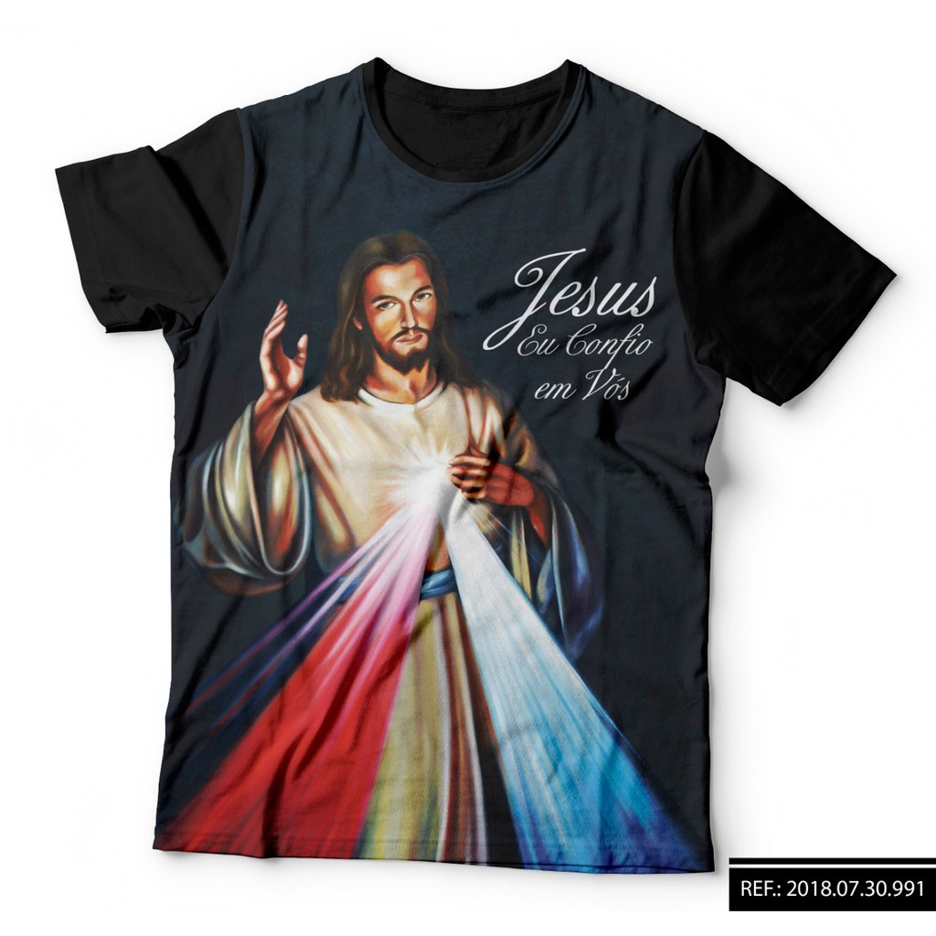 Camiseta Crist F Jesus Misericordioso Religiosa Shopee Brasil