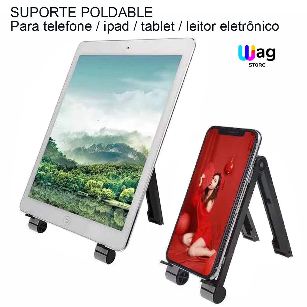 Suporte celular regulável base notebook para ajuste dobravel tablet