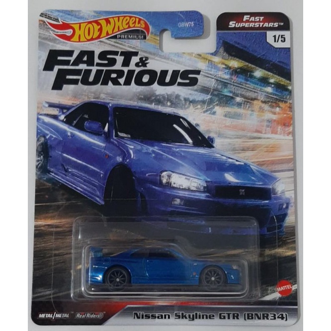 Hot Wheels Premium Velozes E Furiosos Nissan Skyline Gtr R New