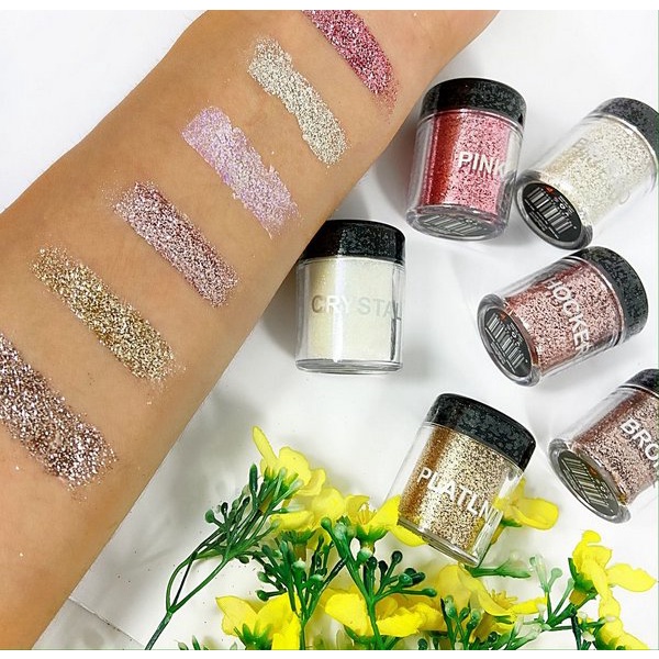 Glitter Solto Para Olhos Shine Ruby Rose Super Pigmentado Shopee Brasil