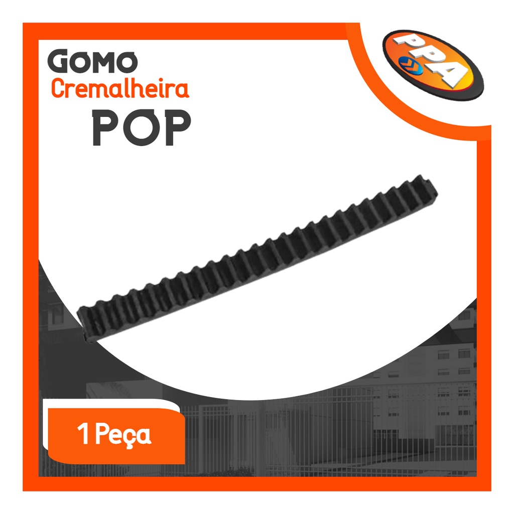 Gomo De Cremalheira Pop Preta Motor Deslizante Cm Ppa Shopee Brasil