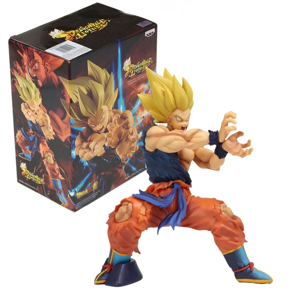 Boneco Goku Kamehameha Dragon Ball Legends Collab Bandai Shopee