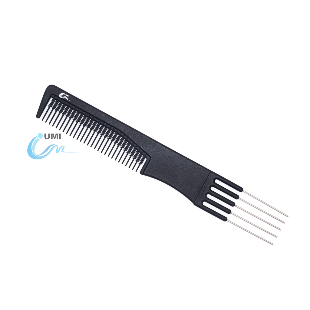 Pente Profissional De Carbono Umi Garfo Afro De Carbono Dentes De