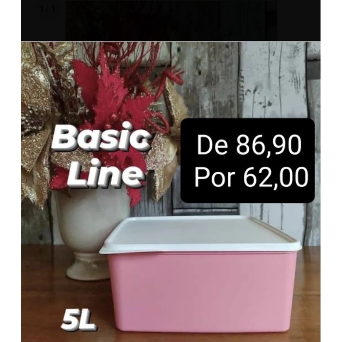 Basic Line Tupperware De Litros Shopee Brasil