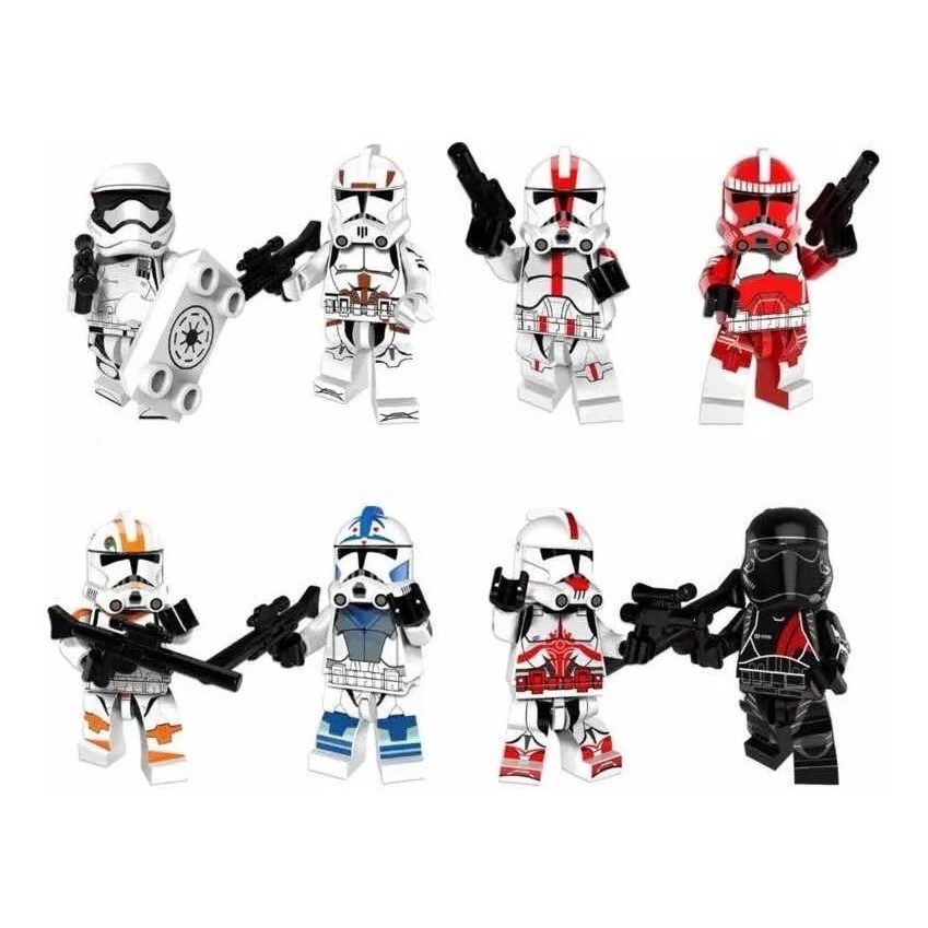 Boneco Imperial Army Military Blocos De Montar Star Wars Shopee Brasil