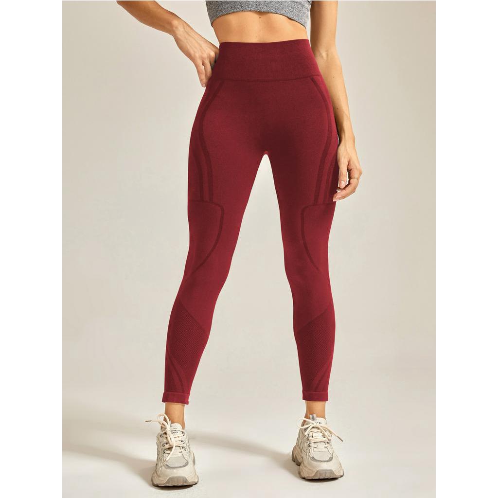 Cal As De Yoga Leggings Esportivos Mulheres Sem Costura Cintura Alta