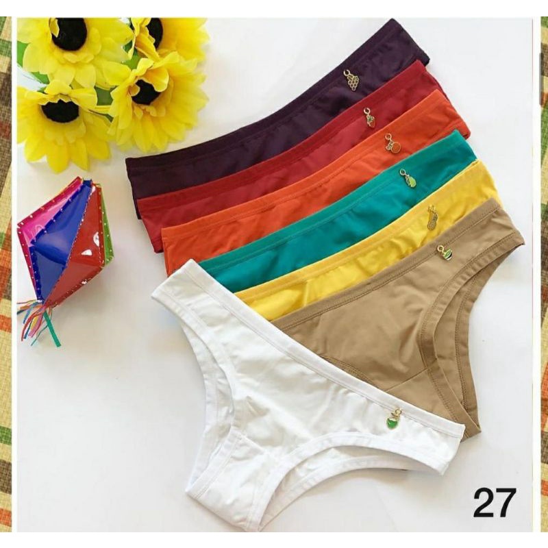 Kit Lingerie Calcinhas Tropical Shopee Brasil