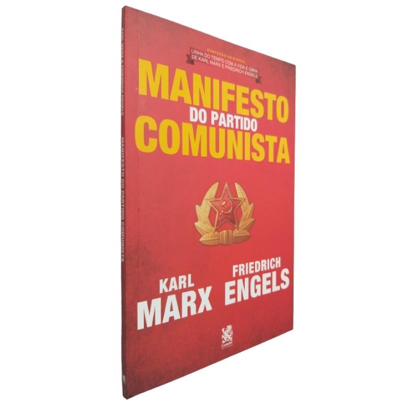 Livro Manifesto Do Partido Comunista Karl Marx Friedrich Engels