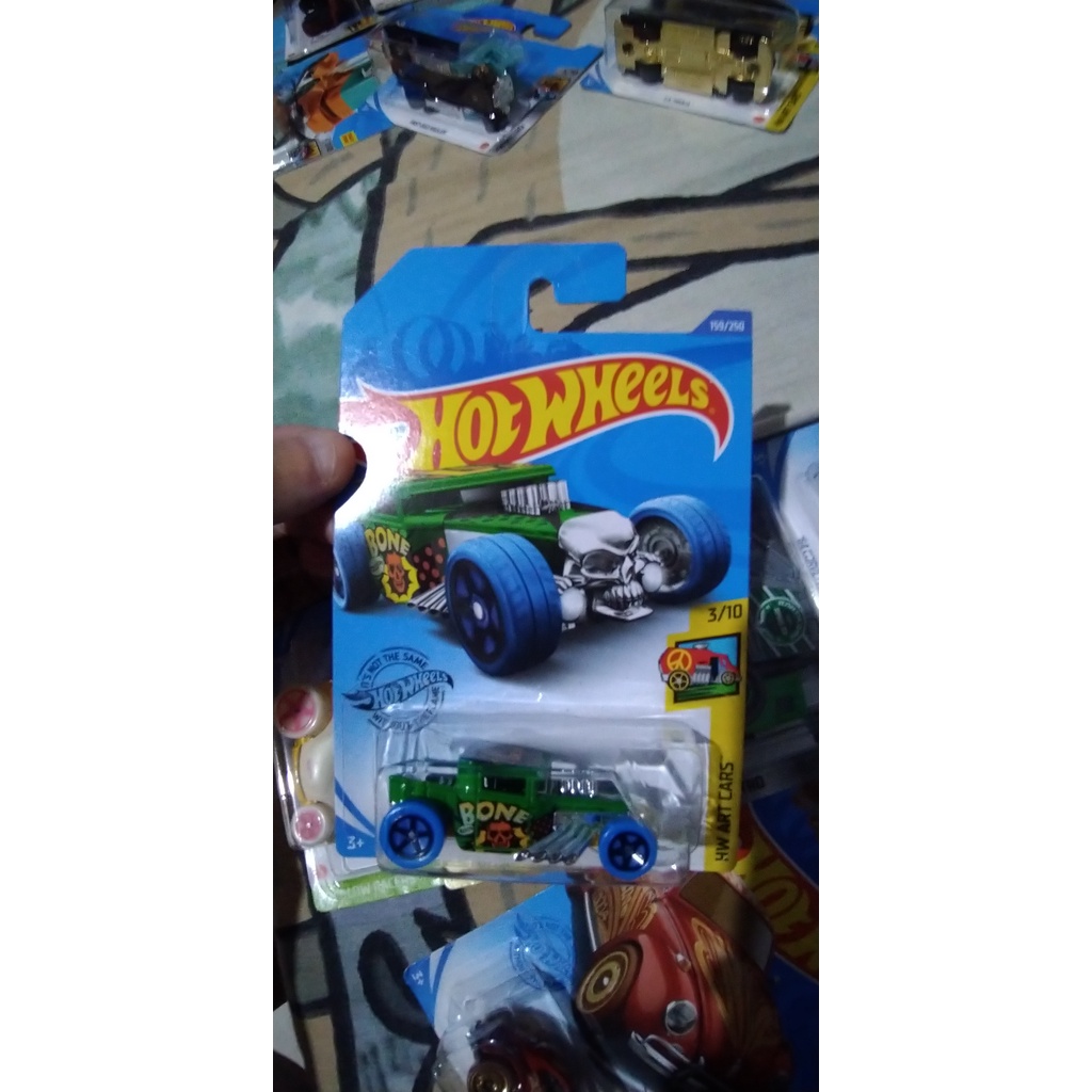 Hot Wheels Bone Shaker Modelo Verde Shopee Brasil