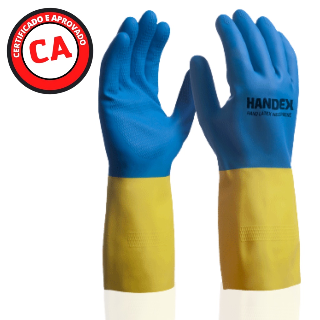 Luva De Neoprene Duo Refor Ada Mm Advansafety Limpeza Obra