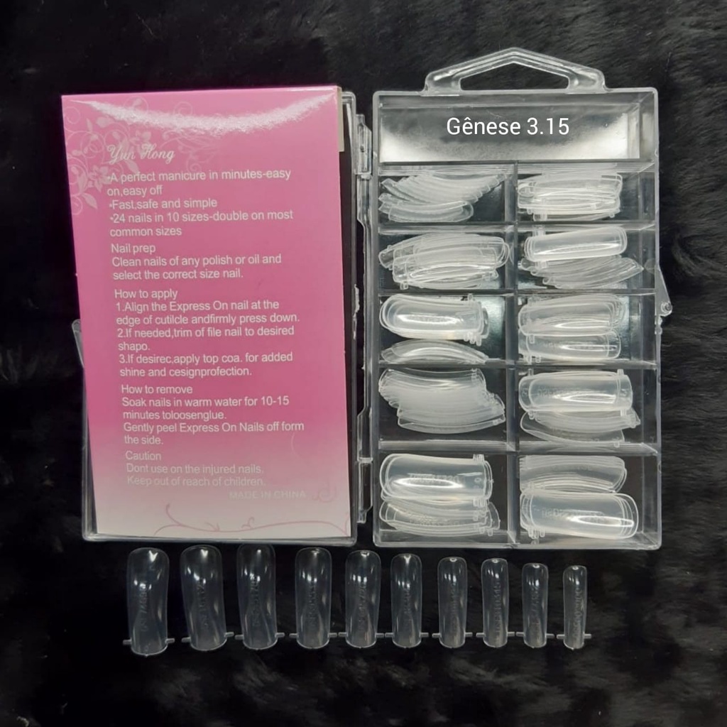 Kit Moldes F Para Unhas Porcelana Gel Polygel Manicure