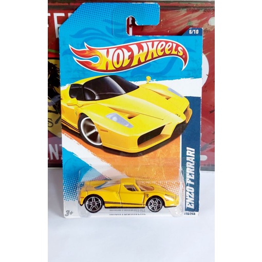 Hot Wheels Enzo Ferrari Amarela Shopee Brasil