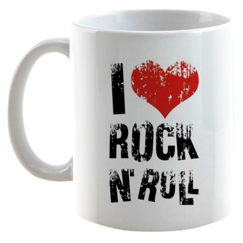 Caneca I Love Rock N Roll Shopee Brasil