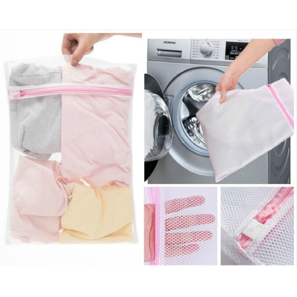 Saco Lavar Roupas Protetor De Lingerie Roupa Intima M Tecido 40X50 Shopee Brasil