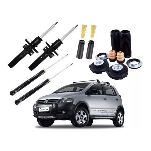 4 Amortecedor 4 Kit Suspensão Idea 2006 2007 2008 2009 2010 Shopee