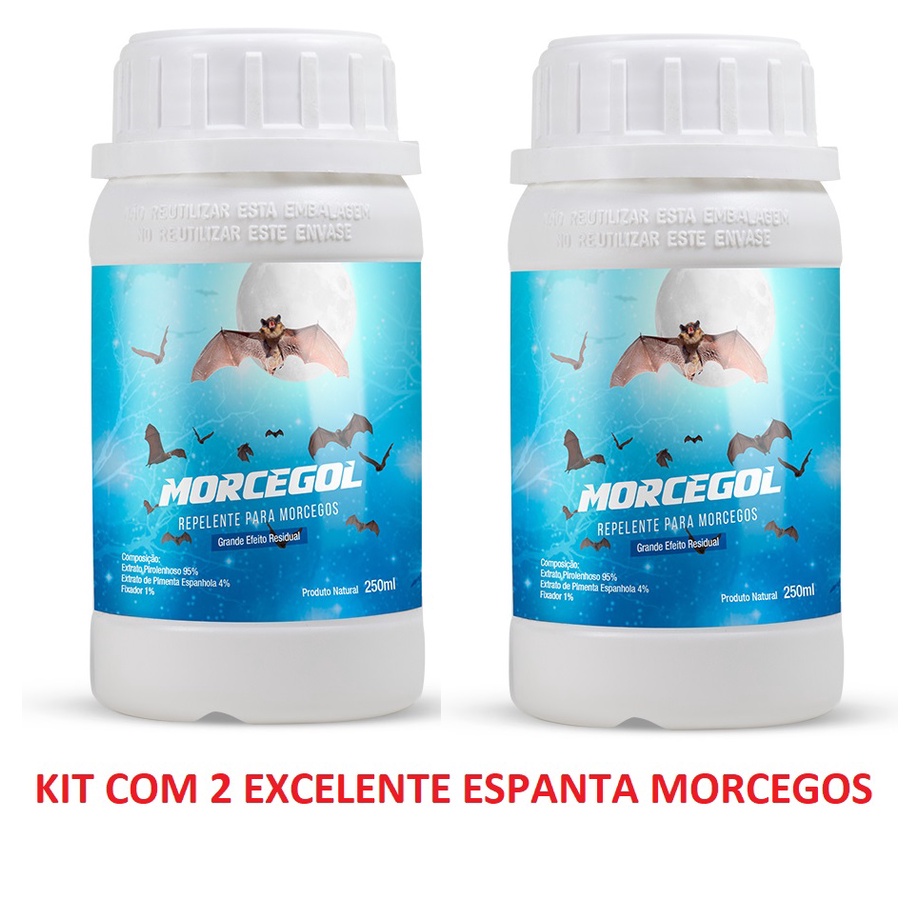 2 Repelente Espanta Afasta Morcego Pombos Morcegol 250ml Shopee Brasil