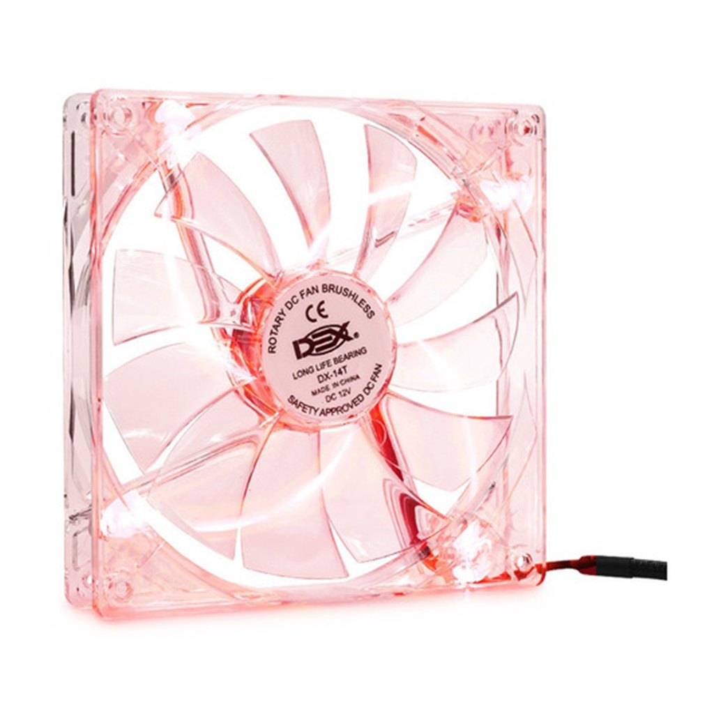 Cooler Fan Mm Cm Grande Led Cores Corpo Transparente V Ventoinha