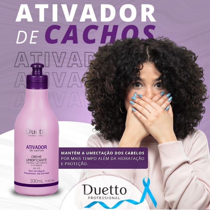 Ativador De Cachos Duetto Professional Ml Shopee Brasil