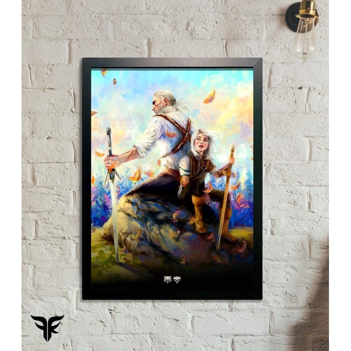 Quadro The Witcher Shopee Brasil