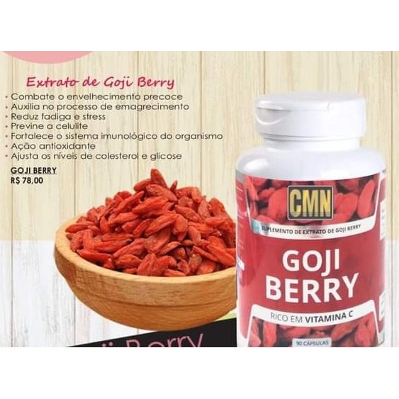 Goji Berry Cmn C Psulas Shopee Brasil