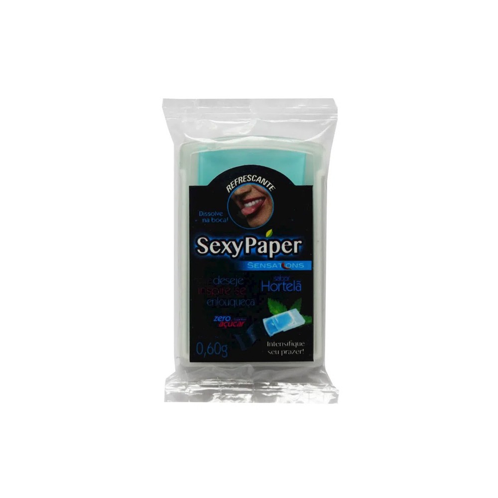 Sexy Paper Mint Laminas Refrescantes Para Sexo Oral Sex Shop Zero