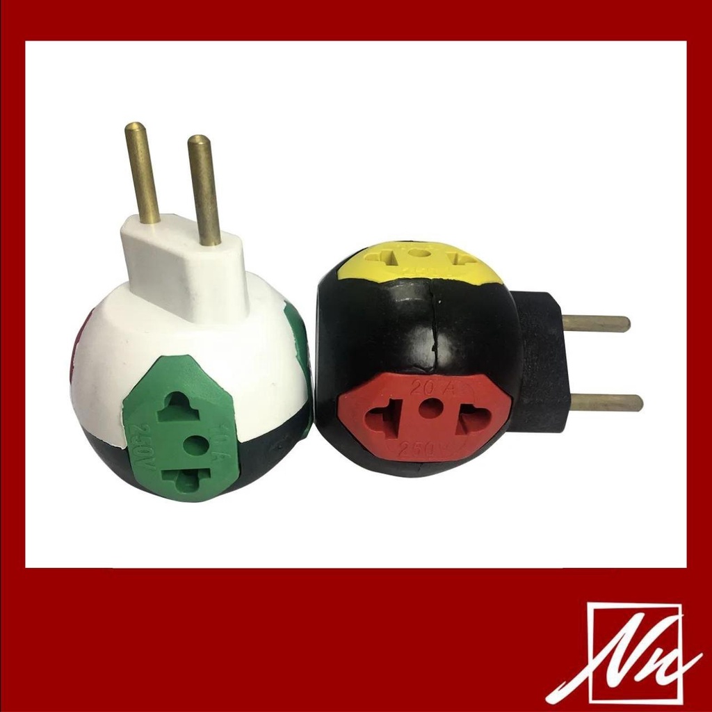 Adaptador Tomada 20a 10a Benjamin Pino Bola Shopee Brasil