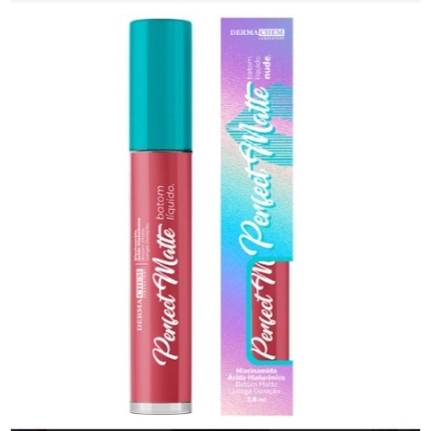 Batom Líquido Perfect Matte Nude dermachem Shopee Brasil