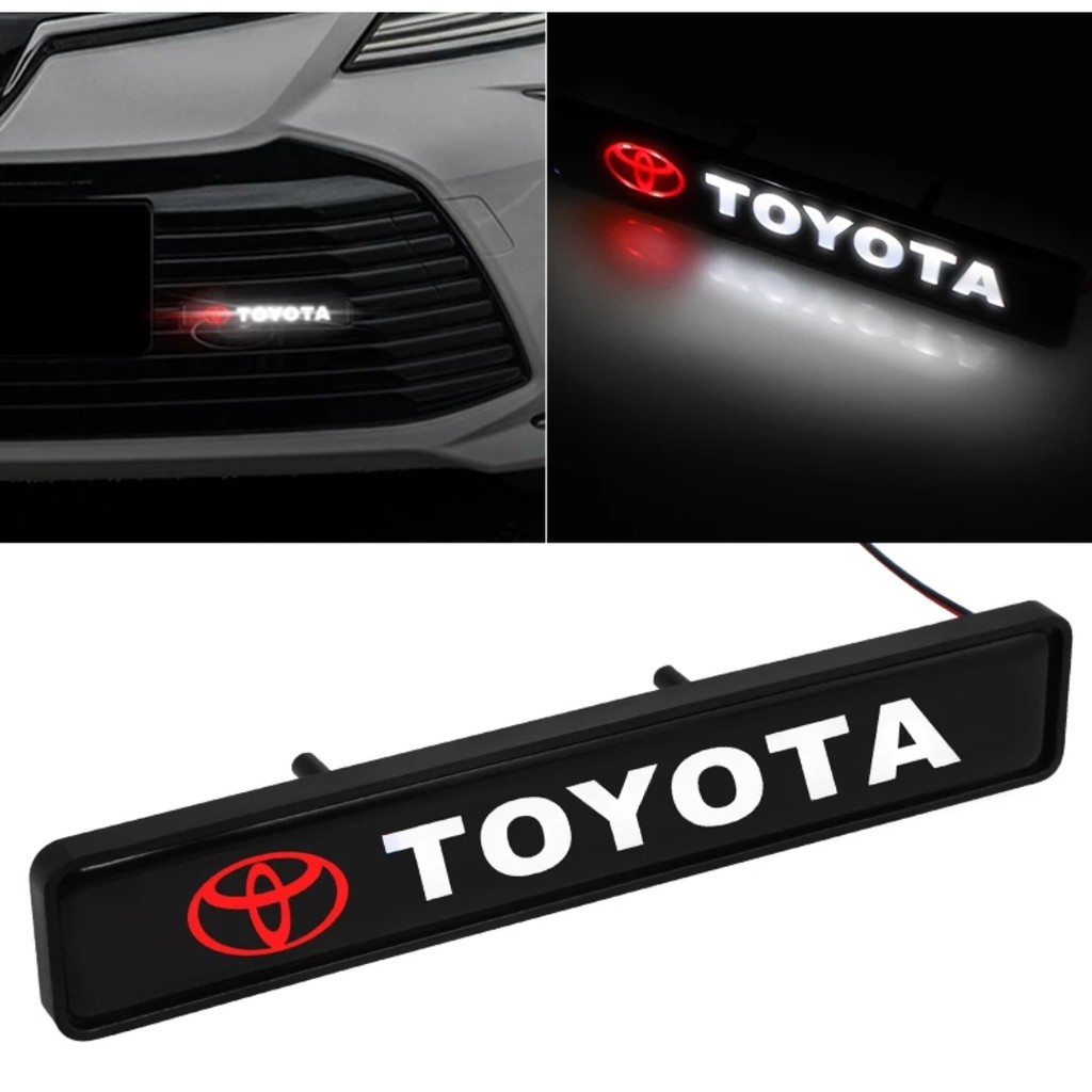 Emblema Led Que Acende Grade Dianteira Do Carro Toyota Emblema Luminoso