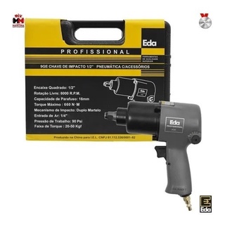 Chave De Impacto Pneumatica Pesada Pol Kgf M Sv Eda Shopee Brasil