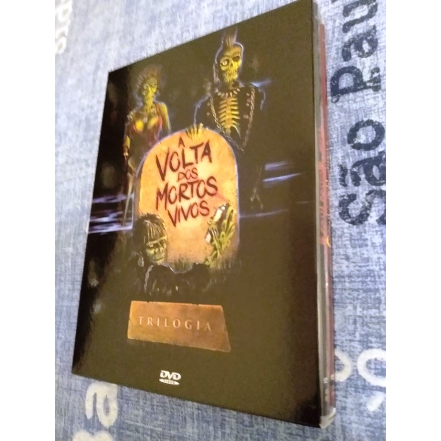 A Volta Dos Mortos Vivos Trilogia 3 Dvds Shopee Brasil