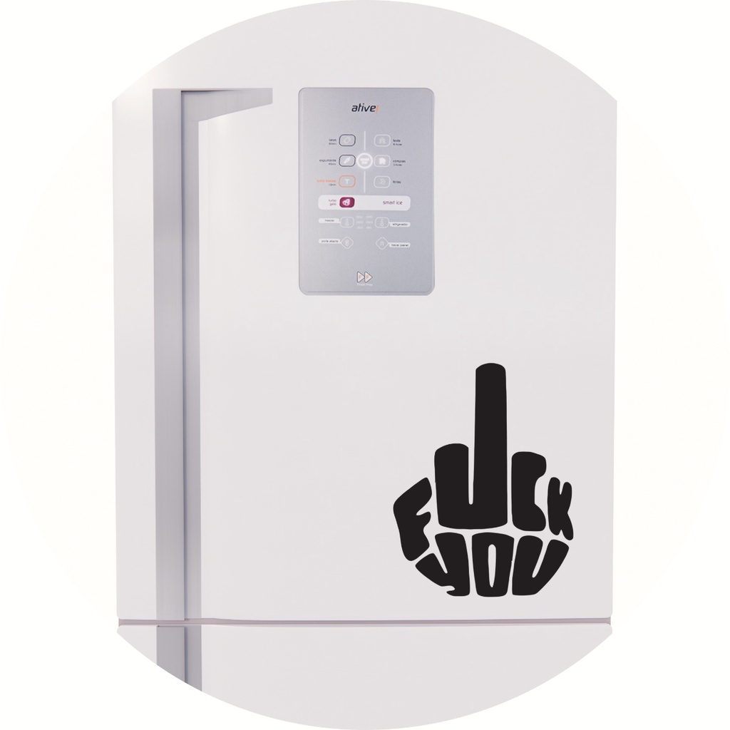 Adesivo De Geladeira Fuck You Dedo Do Meio Shopee Brasil