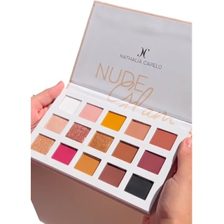 Paleta De Sombras Nude Glam Nathalia Capelo Shopee Brasil