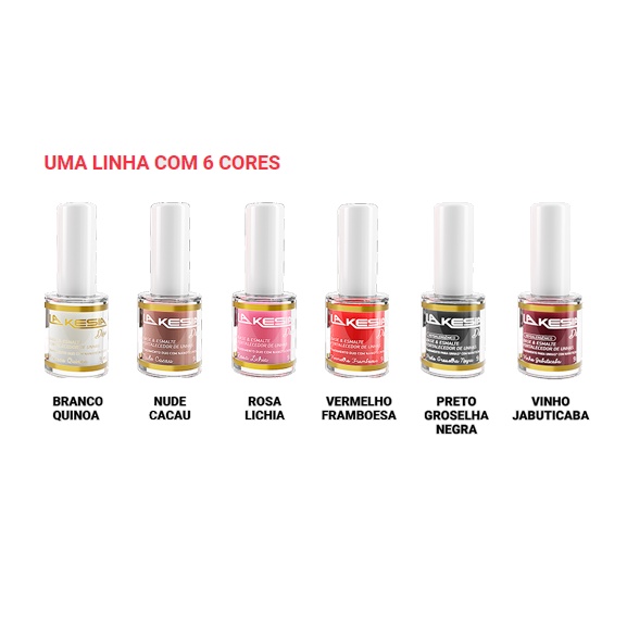 Base E Esmalte Fortalecedora De Unhas Lakesia Duo Ml Shopee Brasil