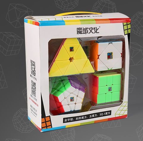 Box Cubo M Gico Moyu Megaminx Pyraminx Square Skewb Shopee Brasil