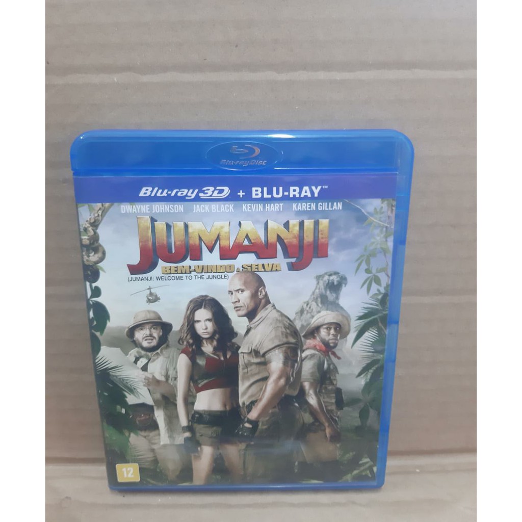 Blu Ray Jumanji Bem Vindo A Selva Shopee Brasil