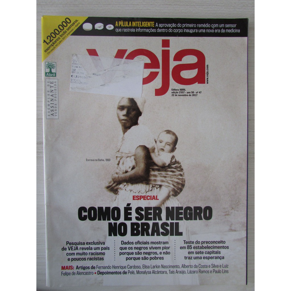 Revista Veja Como Ser Negro No Brasil Abril Shopee Brasil