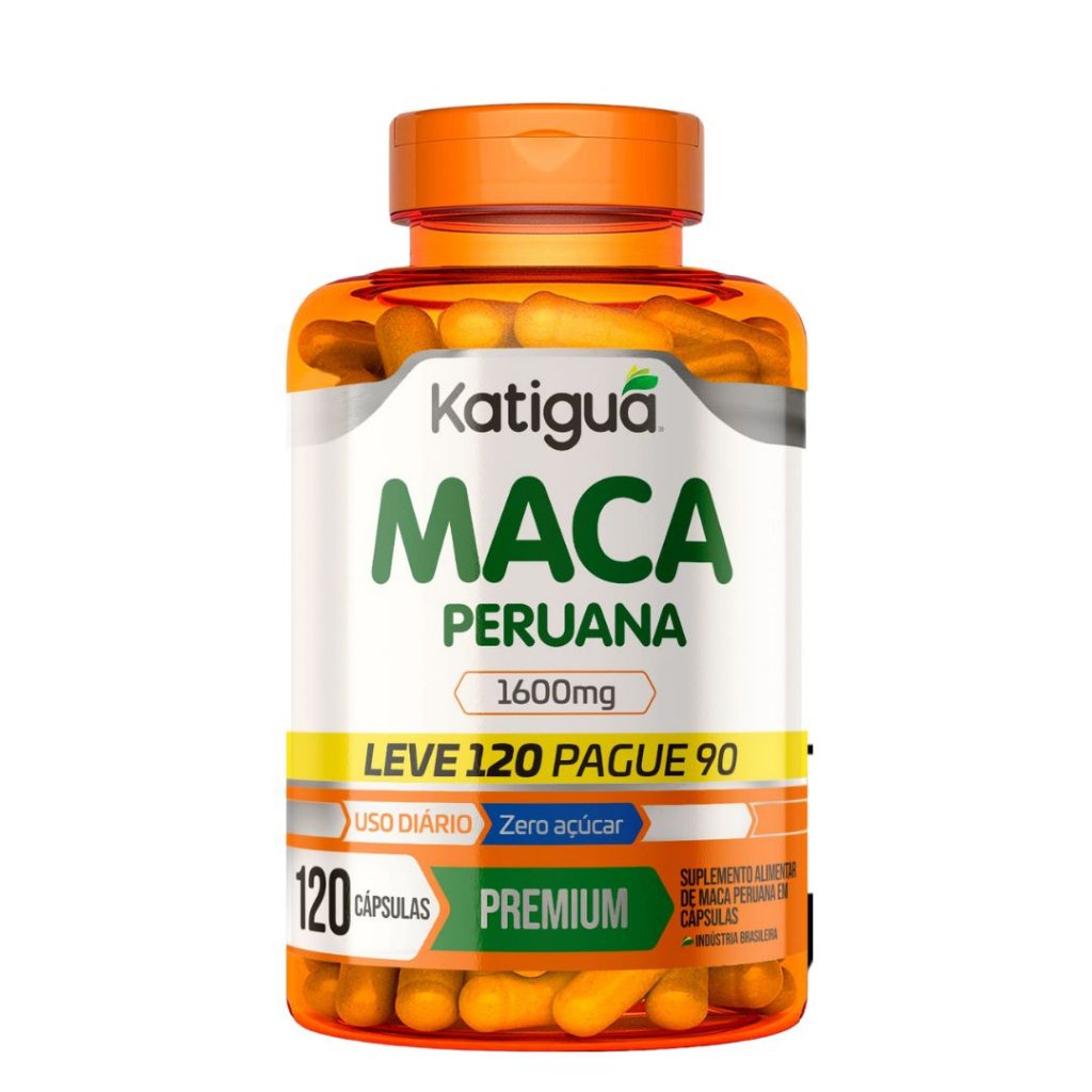 Maca Peruana 120 cáps Katiguá Shopee Brasil