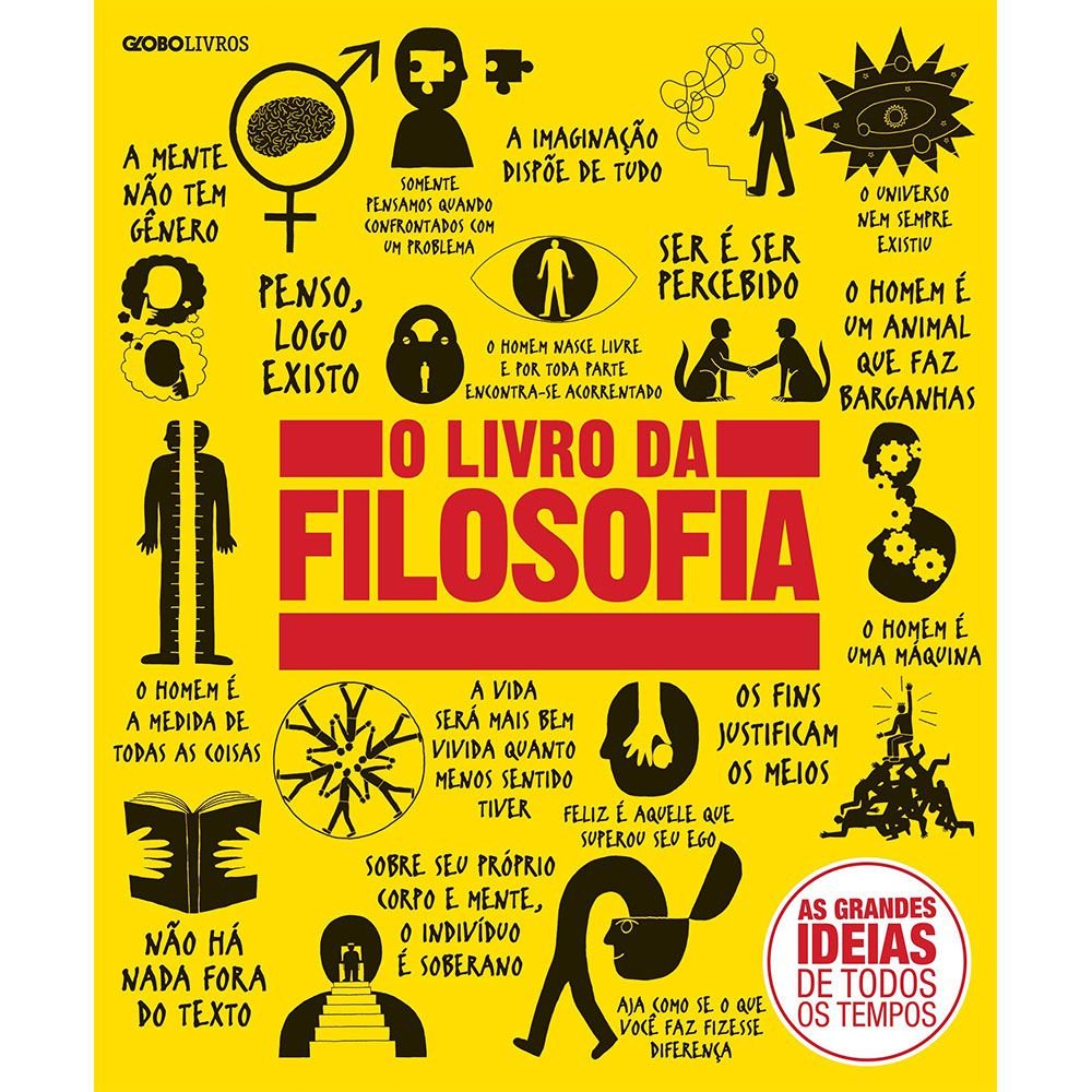 O Livro Da Filosofia As Grandes Ideias De Todos Os Tempos Shopee Brasil