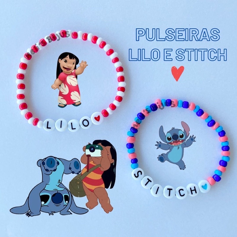 Pulseira Da Amizade Lilo E Stitch Shopee Brasil